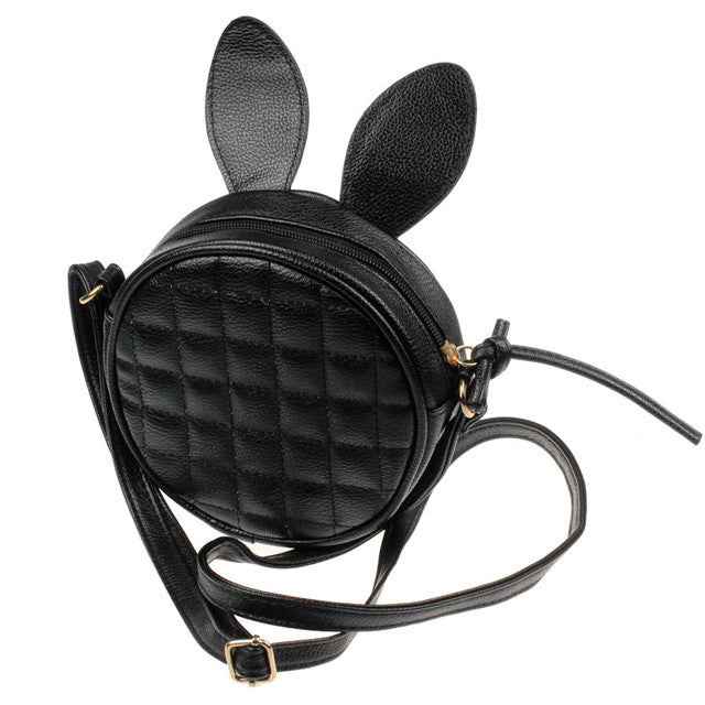 Rabbit Ear Leather Handbag