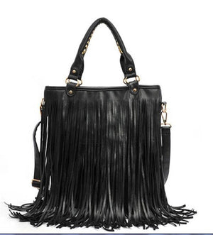 Street Western Punk Tassel Shoulder Bag