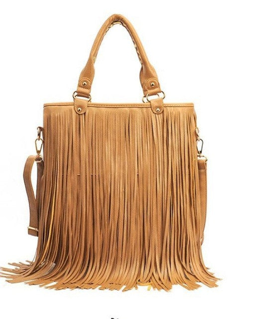 Street Western Punk Tassel Shoulder Bag