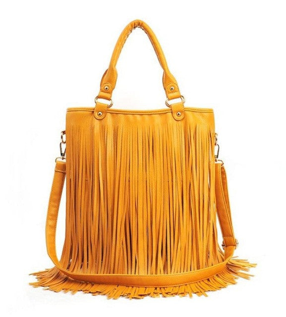 Street Western Punk Tassel Shoulder Bag